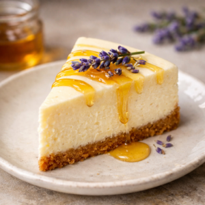 Honey Lavender Cheesecake